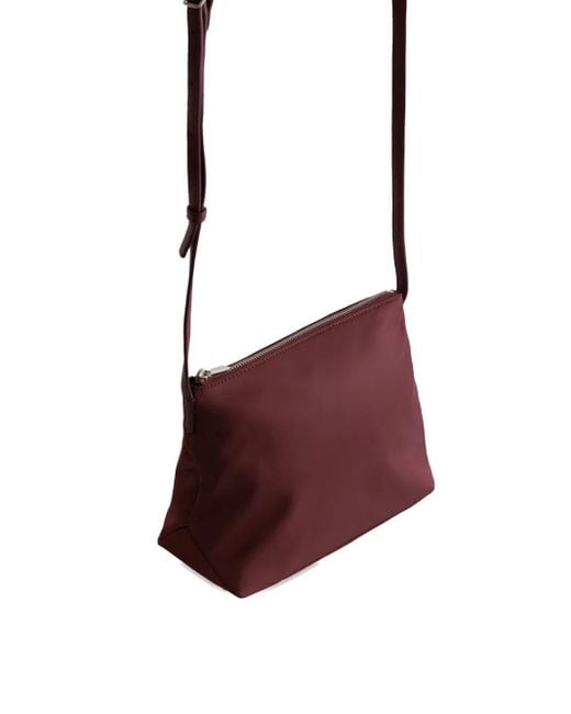Yu Mei Purple Small Utility Zip-Top Cross Body Bag