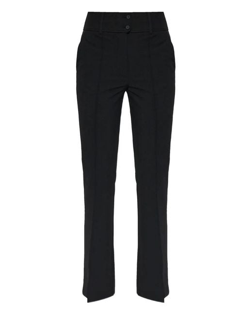 AllSaints Black Astra Button Trousers