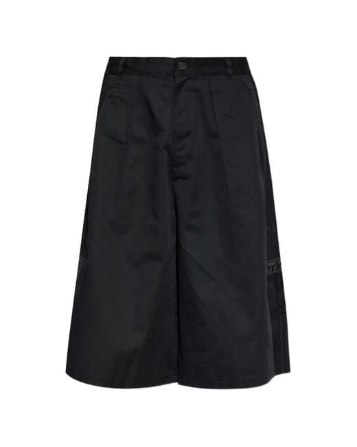 Adidas Black Adibreak Logo-Patch Shorts for men