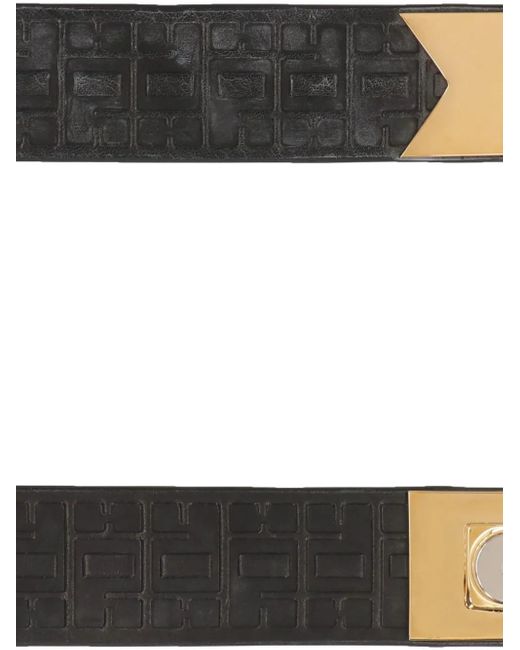 Rhude Black Roadrunner Leather Belt for men