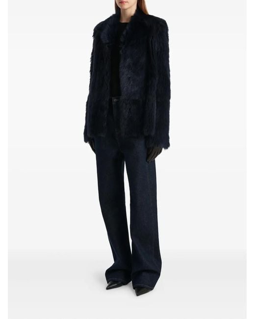 Khaite Blue Collared Jacket