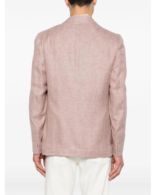 Eleventy Pink Buttoned Blazer for men