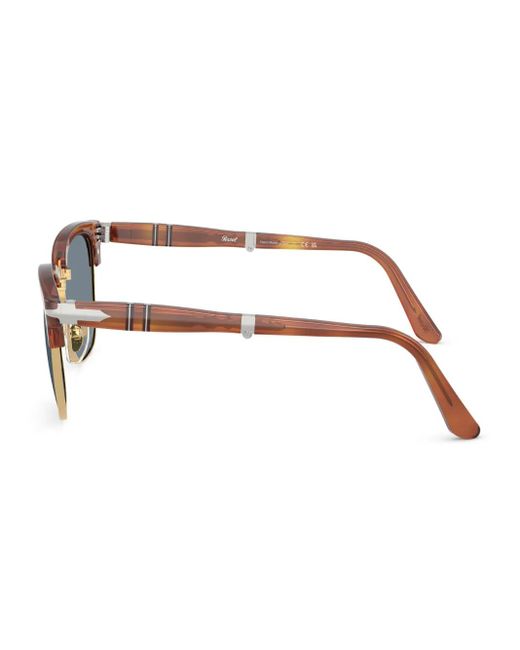 Persol Blue Square-Frame Sunglasses