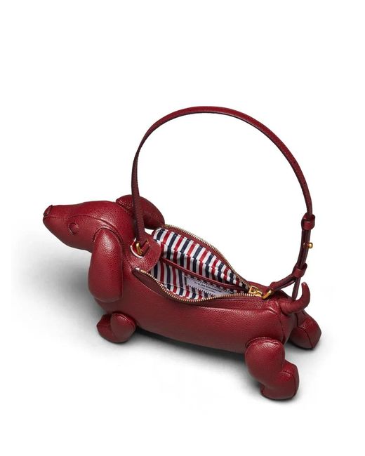 Thom Browne Red Hector Shoulder Bag