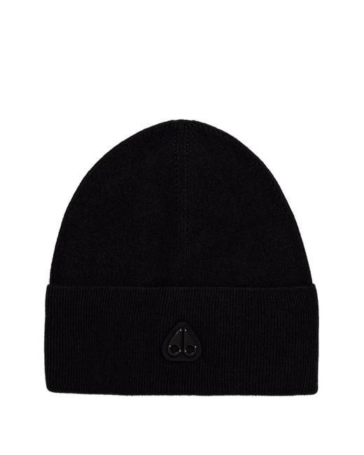 Moose Knuckles Beanie Mit Logo-Schild in Black für Herren