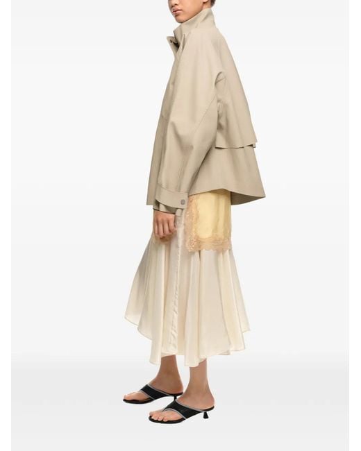 Bimba Y Lola Natural Layered Jacket