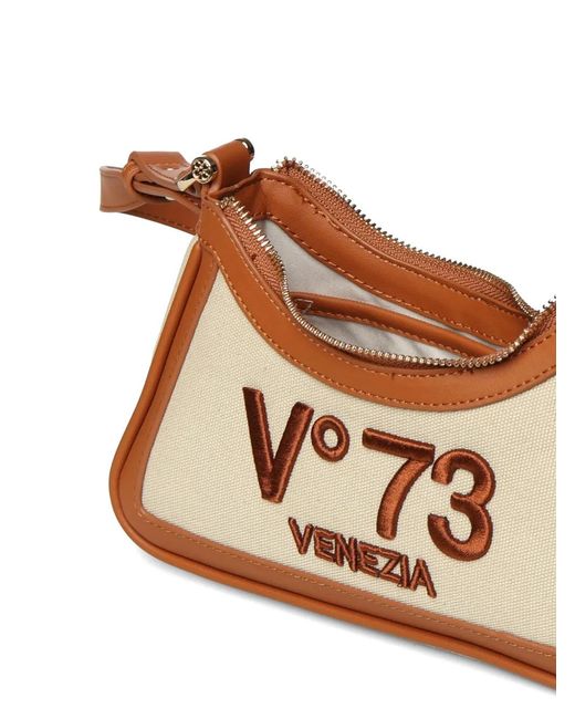V73 Natural Logo Shoulder Bag