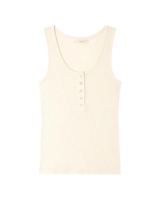 Top Con Botones Sessun de color Natural
