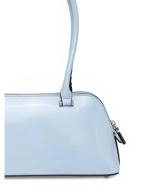 Guess Blue Arnela Logo-Plaque Tote Bag
