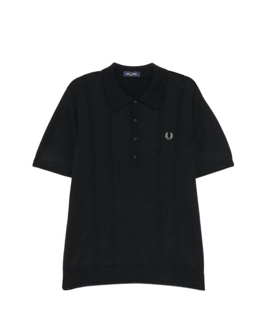 Fred Perry メンズ ブラック ポロシャツ 【公式通販】