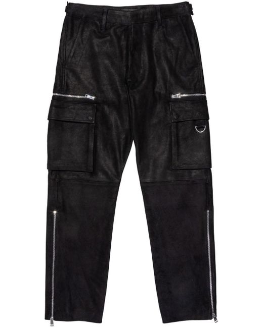 Pantalon zippé à poches cargo Purple Brand pour homme en coloris Noir | Lyst