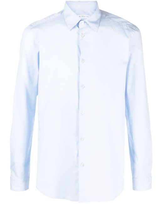 Chemise en coton stretch à manches longues Manuel Ritz pour homme en  coloris Blanc | Lyst