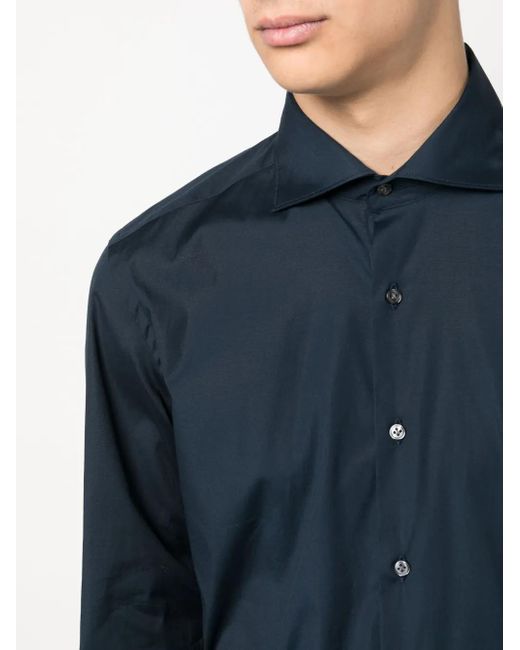 Fay Button-Down Overhemd in het Blue voor heren
