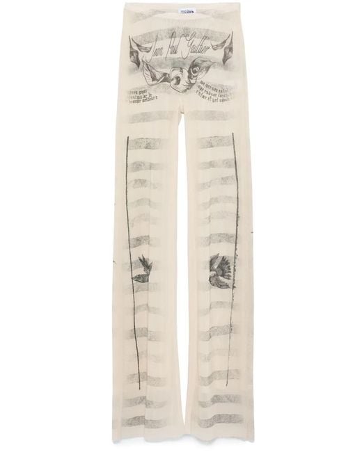 Jean Paul Gaultier Natural The “Tattoo Marinière” Trousers