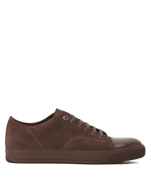Zapatillas con puntera en contraste Lanvin de hombre de color Brown