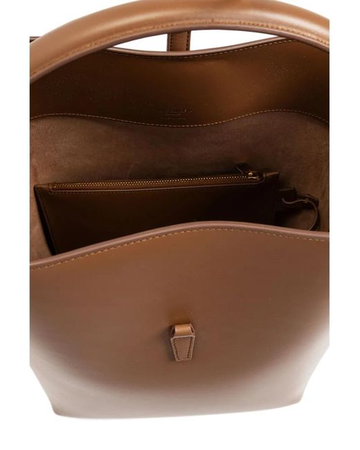 Saint Laurent Brown Le 37 Leather Tote Bag