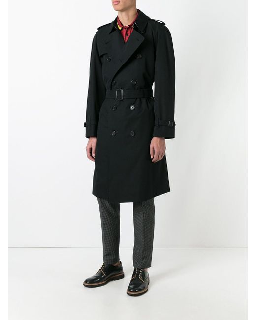 Burberry Cotton The Westminster – Extra-long Trench Coat in Black for ...