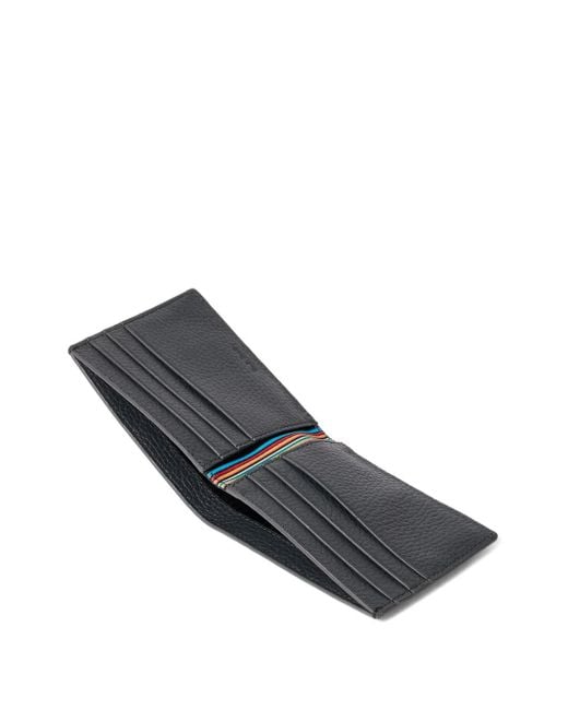 Paul Smith Gray Textured Logo Cardholder for men