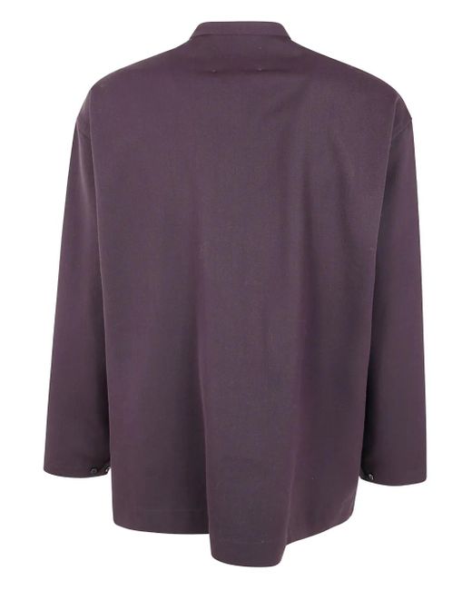 Studio Nicholson Purple Karst Buttoned Shirt for men