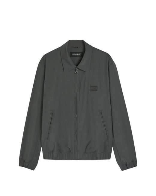 Dolce & Gabbana メンズ グレー ジップアップ ジャケット 【公式通販】