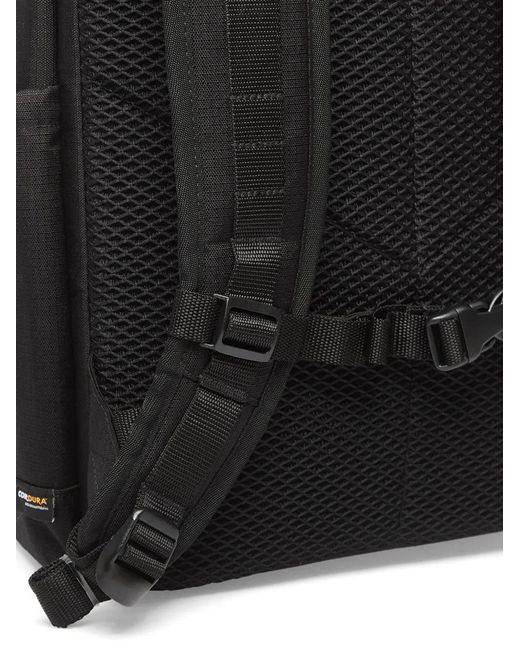 Vans Black Multi-Pocket Webbing-Strap Backpack
