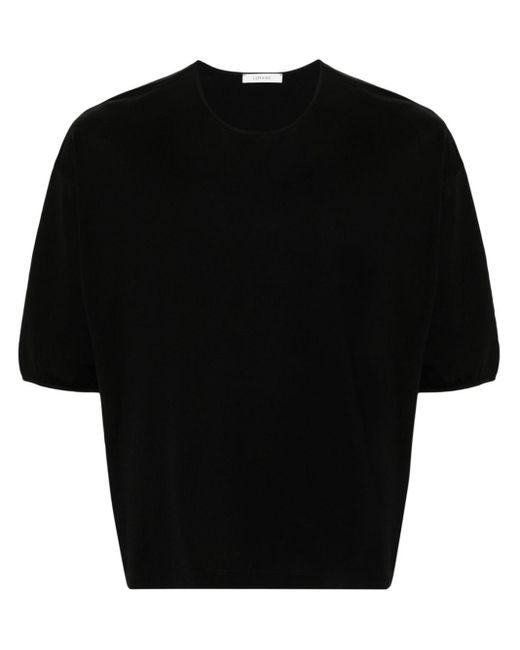 Lemaire Gemercireerd Katoenen T-shirt in het Black voor heren