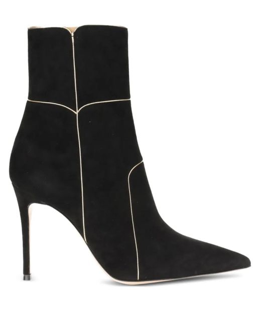 Gianvito Rossi Black Stiefel mit spitzer Kappe 95mm