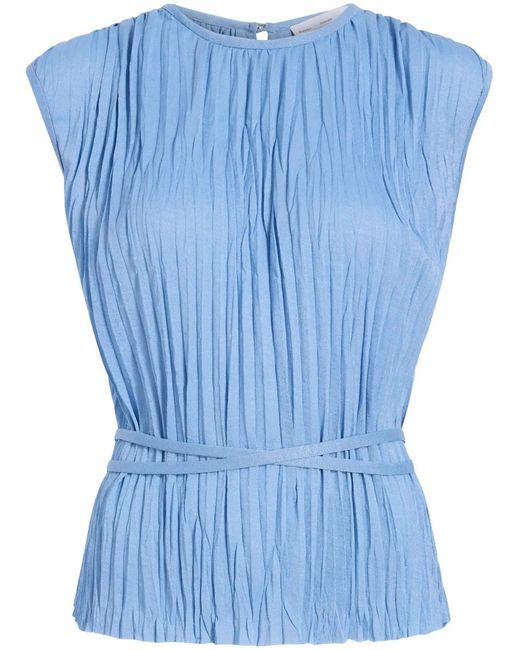 Proenza Schouler Blue Lyra Blouse
