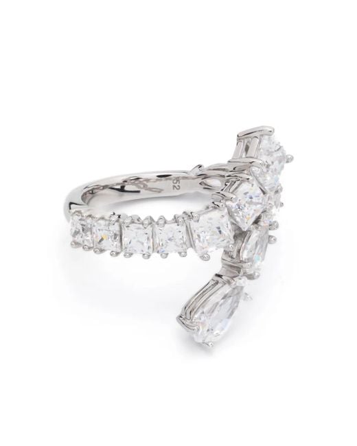 Swarovski White Matrix Ring