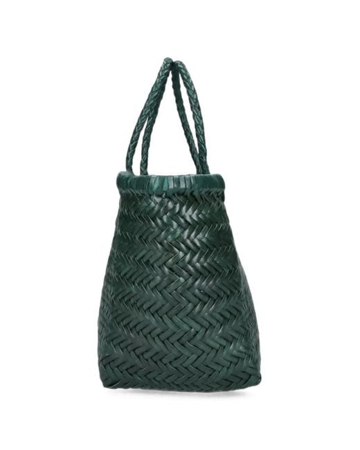 Dragon Diffusion Green Gewebte Handtasche