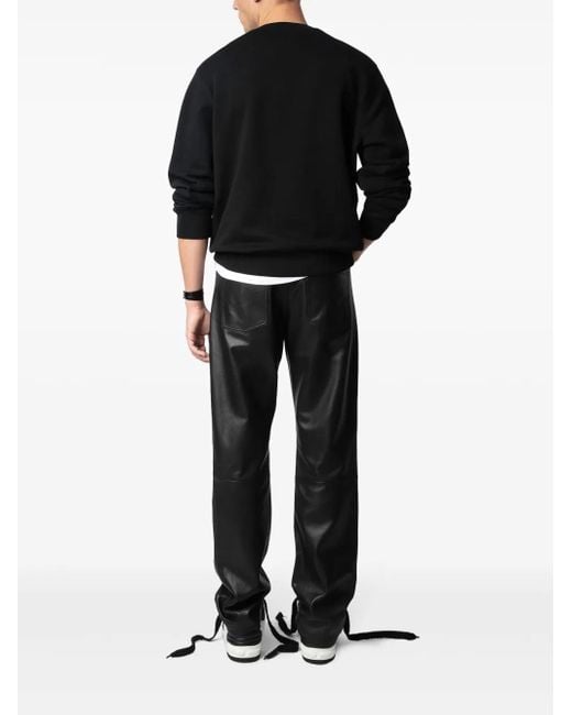 メンズ Zadig & Voltaire Aime スウェットシャツ Black