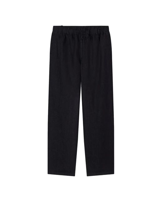 Closed Black Tropea Drawstring-Waist Jeans for men