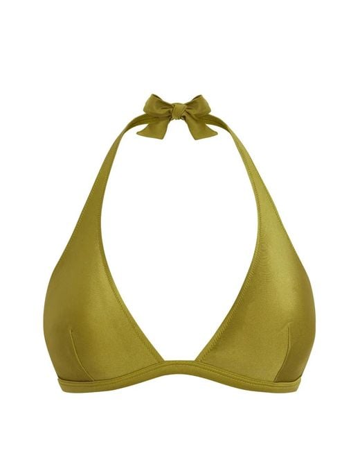 Vilebrequin Green Halter Bikini Top