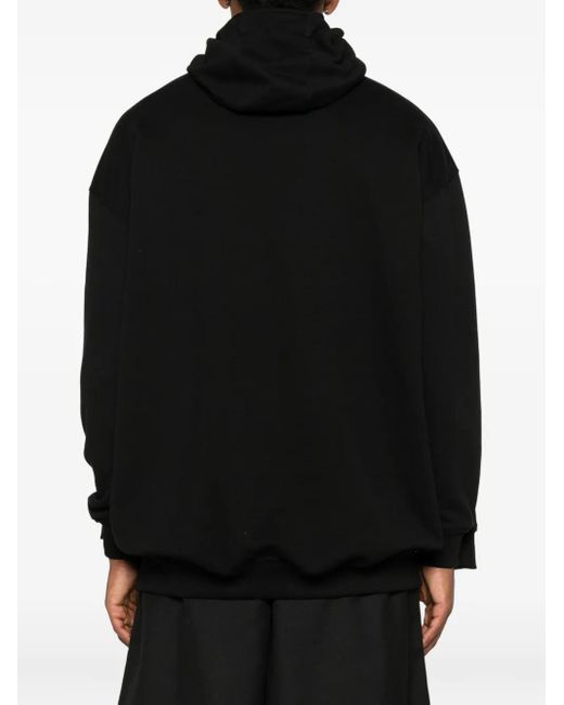Felpa Con Cappuccio di Comme des Garçons in Black da Uomo