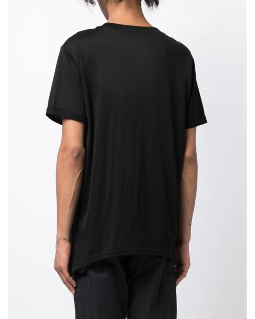 Private Stock Black The Haine Cotton T-Shirt for men