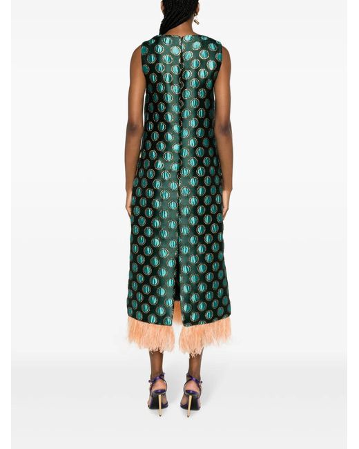 LaDoubleJ Green Column Dress