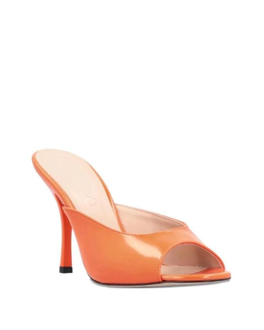 Pinko Pink Open-Toe Stiletto Sandals