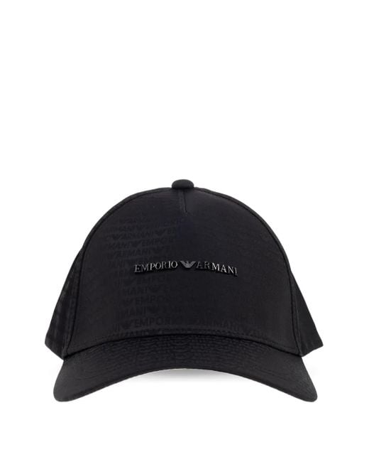 Casquette À Plaque Logo Emporio Armani pour homme en coloris Black