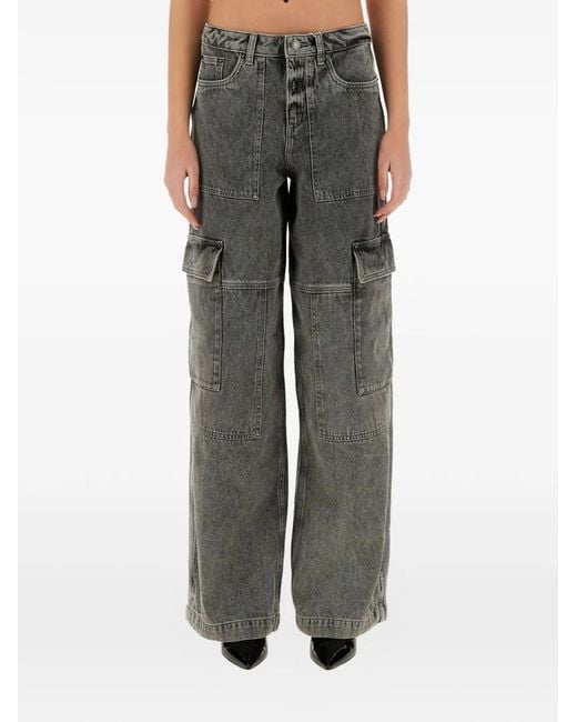 MICHAEL Michael Kors Gray Cargo Jeans