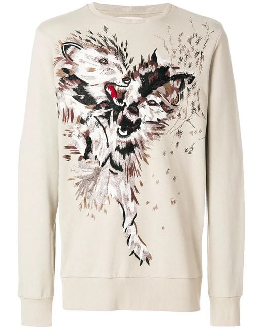 Ih Nom Uh Nit Multicolor Wolf Sweatshirt for men