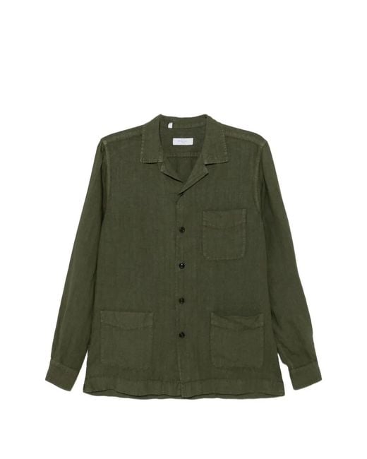 Boglioli Green Chemise À Poches Multiples for men