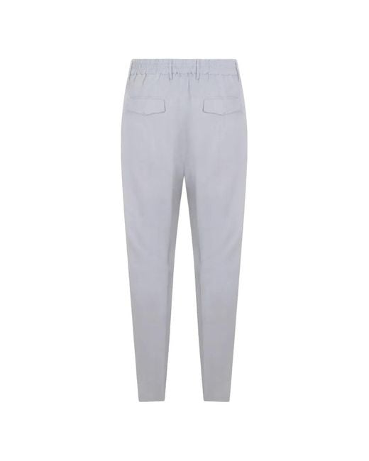 Eleventy Gray Drawstring Trousers for men