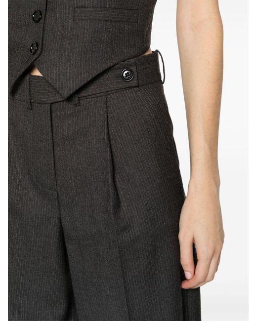 Pantalon Cary à coupe ample Racil en coloris Black
