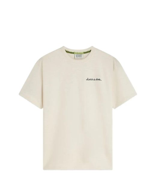 Scotch & Soda T-Shirt Mit Logo-Detail in White für Herren