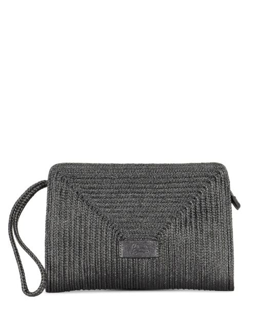 Castaner Gray Bali Clutch Bag