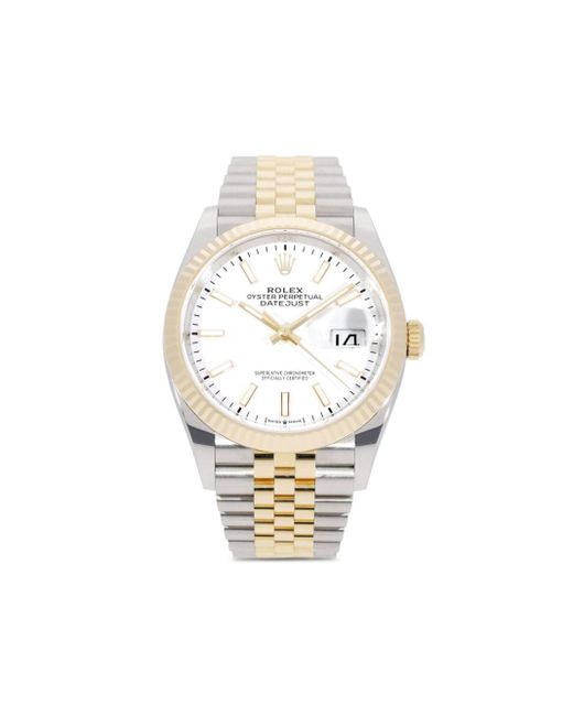 Rolex White Unworn Datejust 36Mm