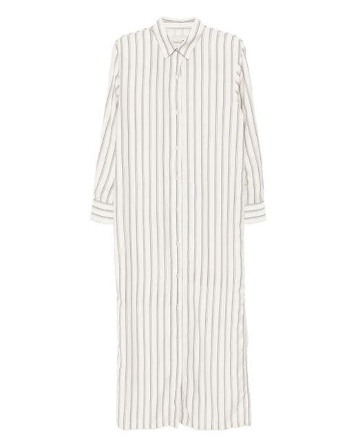 Robe Hannah À Rayures Bambah en coloris White