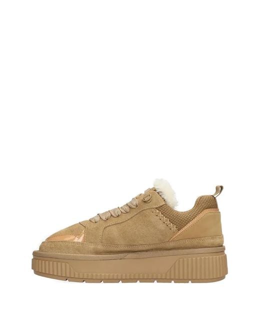 Mexx Natural Fluffy Platform Sneakers