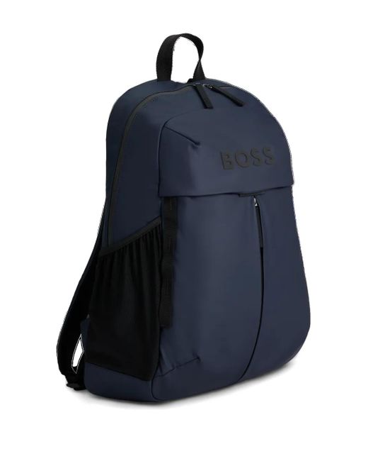 Boss Rucksack Mit Logo-Prägung in Blue für Herren