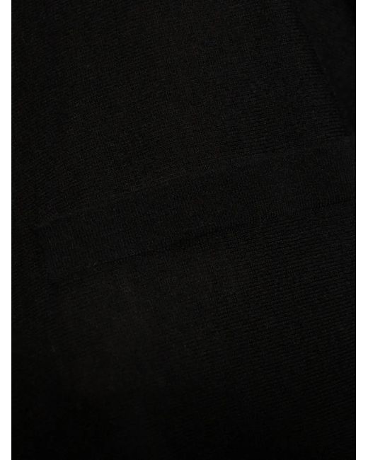 Lisa Yang Black Norie Three-Quarter Polo Shirt